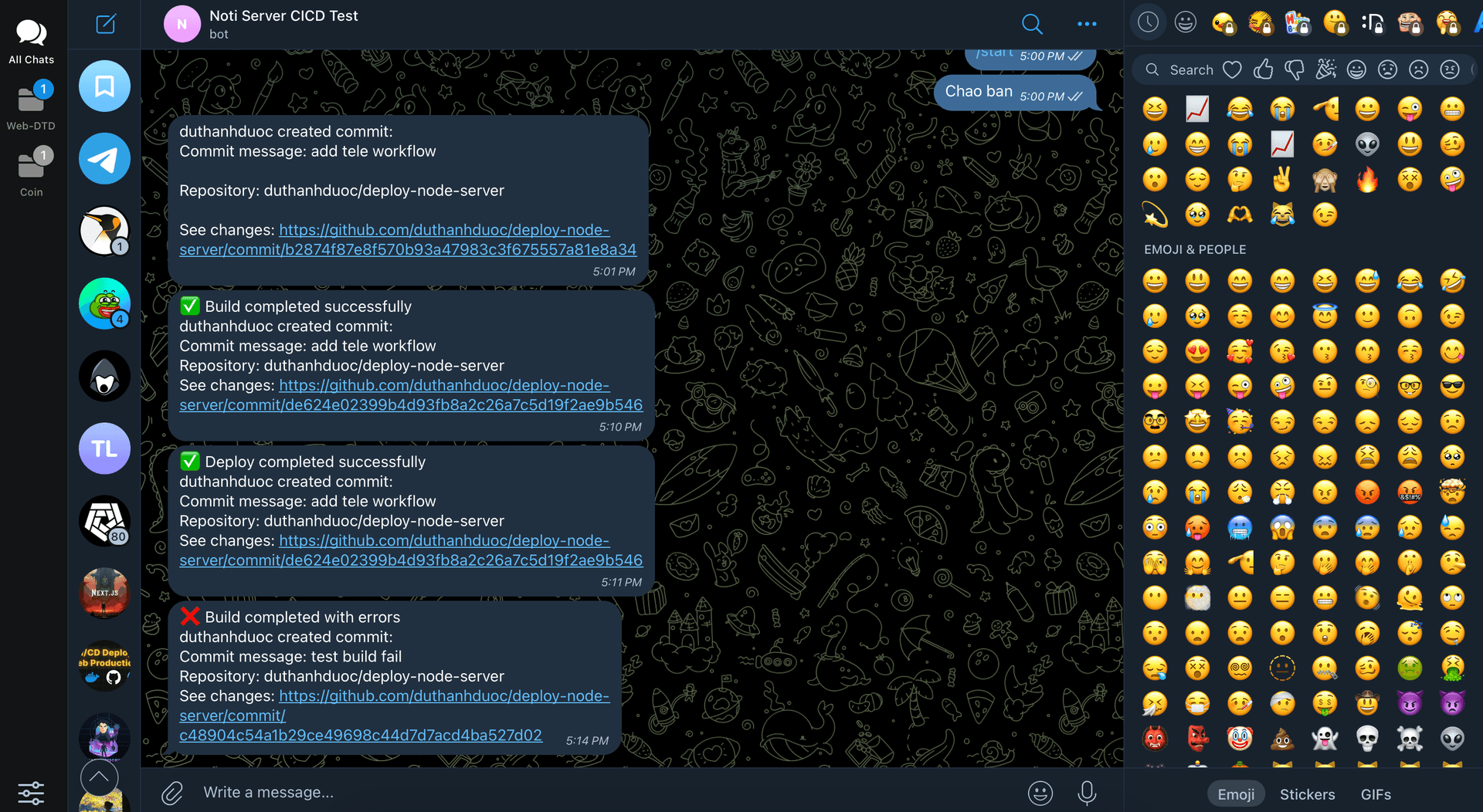 Bot thông báo Telegram