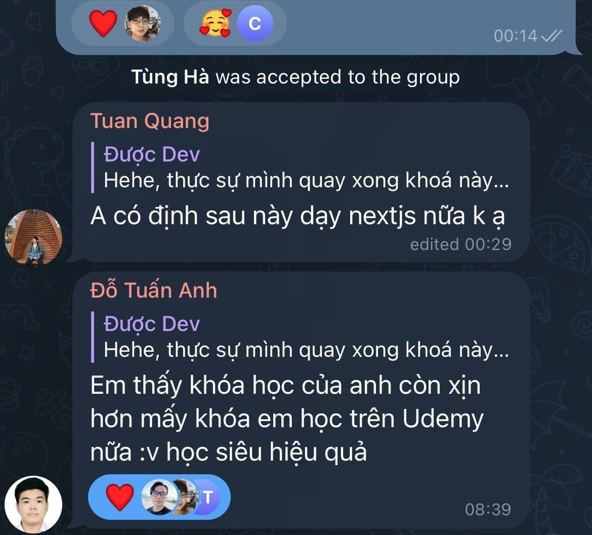 Group telegram hỗ trợ