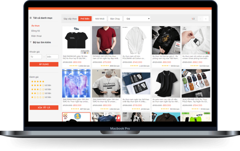 Dự án Shopee Clone